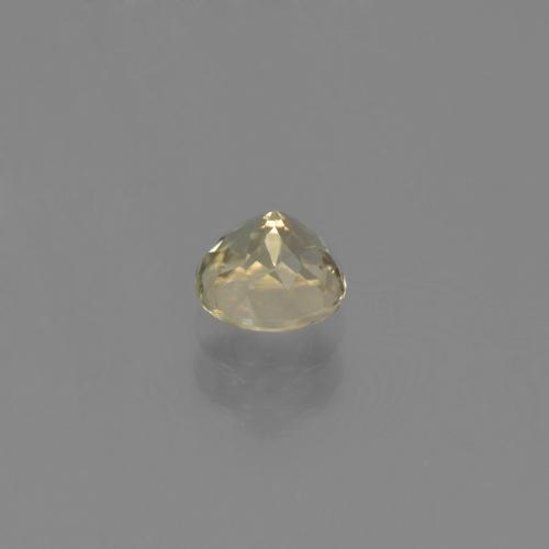 Color-Change Diaspore Gemstone in 5 mm (calibrated) Size for Sale, Color-Change Diaspore Stone in Very Light Yellow Color