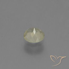 Color-Change Diaspore Gemstone in 5 mm (calibrated) Size for Sale, Color-Change Diaspore Stone in Light Yellow Color