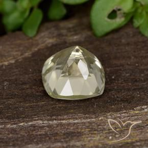 Color-Change Diaspore Gemstone in 5 x 5 mm (calibrated) Size for Sale, Color-Change Diaspore Stone in Mellow Yellow Color