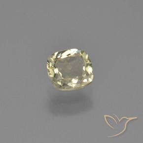 0.81 ct Yellow Color-Change Diaspore Stone, Natural Color-Change Diaspore in Cushion-Cut Shape for Sale