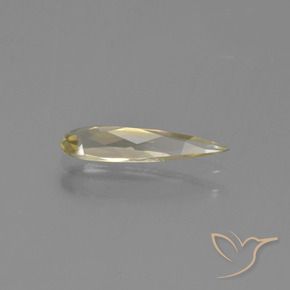 Color-Change Diaspore Gemstone in 12.8 x 3.5 mm Size for Sale, Color-Change Diaspore Stone in Earthy Yellow Color