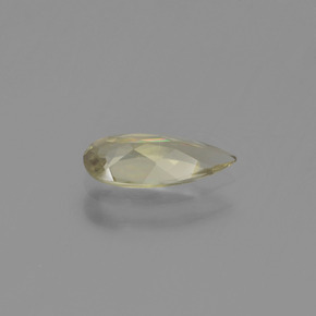 Color-Change Diaspore Gemstone in 8.9 x 4.1 mm Size for Sale, Color-Change Diaspore Stone in Warm Yellow Color
