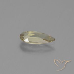 Color-Change Diaspore Gemstone in 9.7 x 4.5 mm Size for Sale, Color-Change Diaspore Stone in Earthy Yellow Color