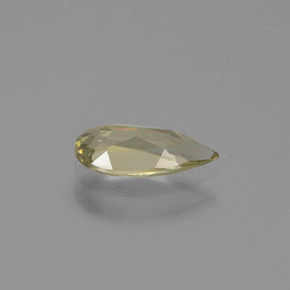 Color-Change Diaspore Gemstone in 9.1 x 4.1 mm Size for Sale, Color-Change Diaspore Stone in Very Light Yellow Color