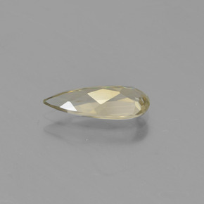 Color-Change Diaspore Gemstone in 11.5 x 4.9 mm Size for Sale, Color-Change Diaspore Stone in Very Light Yellow Color