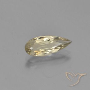 1.40 ct Yellow Color-Change Diaspore Stone, Natural Color-Change Diaspore in Pear Facet Shape for Sale