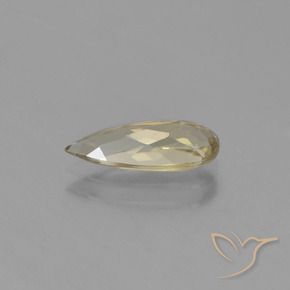 Color-Change Diaspore Gemstone in 11.7 x 4.7 mm Size for Sale, Color-Change Diaspore Stone in Earthy Yellow Color
