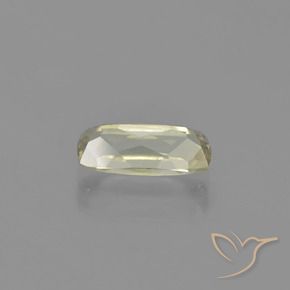 Color-Change Diaspore Gemstone in 9.4 x 4.2 mm Size for Sale, Color-Change Diaspore Stone in Very Pale Yellow Color