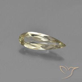 1.22 ct Yellow Color-Change Diaspore Stone, Natural Color-Change Diaspore in Pear Facet Shape for Sale