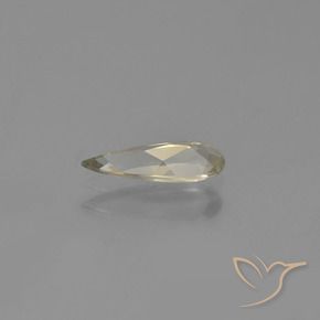Color-Change Diaspore Gemstone in 10 x 3.6 mm Size for Sale, Color-Change Diaspore Stone in Very Light Yellow Color