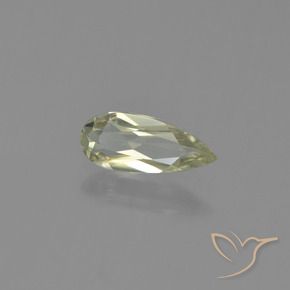 0.63 ct Yellow Color-Change Diaspore Stone, Natural Color-Change Diaspore in Pear Facet Shape for Sale