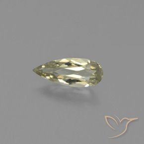 0.77 ct Yellow Color-Change Diaspore Stone, Natural Color-Change Diaspore in Pear Facet Shape for Sale