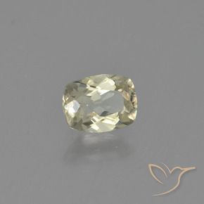 0.61 ct Yellow Color-Change Diaspore Stone, Natural Color-Change Diaspore in Cushion-Cut Shape for Sale
