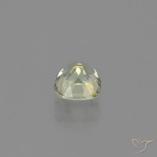 Color-Change Diaspore Gemstone in 5 x 5 mm (calibrated) Size for Sale, Color-Change Diaspore Stone in Light Yellow Color