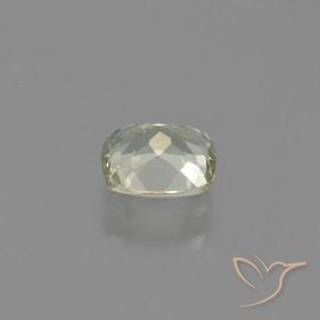 Color-Change Diaspore Gemstone in 5.9 x 5 mm Size for Sale, Color-Change Diaspore Stone in Yellow Beige Color