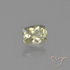 0.67 ct Yellow Color-Change Diaspore Stone, Natural Color-Change Diaspore in Cushion-Cut Shape for Sale