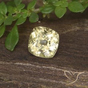 0.78 ct Yellow Color-Change Diaspore Stone, Natural Color-Change Diaspore in Cushion-Cut Shape for Sale