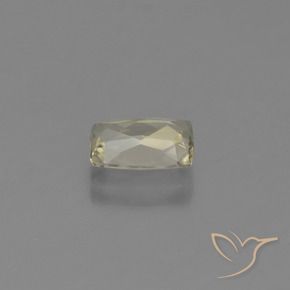 Color-Change Diaspore Gemstone in 7.9 x 5.2 mm Size for Sale, Color-Change Diaspore Stone in Light Yellow Color