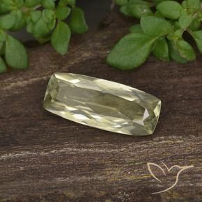 1.22 ct Yellow Color-Change Diaspore Stone, Natural Color-Change Diaspore in Cushion-Cut Shape for Sale