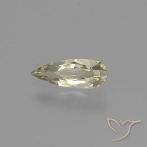 0.69 ct Yellow Color-Change Diaspore Stone, Natural Color-Change Diaspore in Pear Facet Shape for Sale
