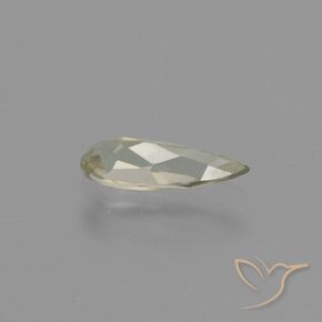 Color-Change Diaspore Gemstone in 9.8 x 3.8 mm Size for Sale, Color-Change Diaspore Stone in Very Light Yellow Color
