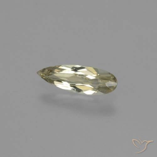 0.63 ct Yellow Color-Change Diaspore Stone, Natural Color-Change Diaspore in Pear Facet Shape for Sale