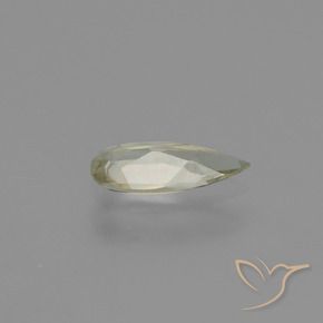 Color-Change Diaspore Gemstone in 9.3 x 4.3 mm Size for Sale, Color-Change Diaspore Stone in Yellow Beige Color
