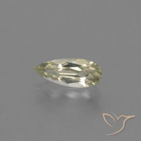 0.77 ct Yellow Color-Change Diaspore Stone, Natural Color-Change Diaspore in Pear Facet Shape for Sale
