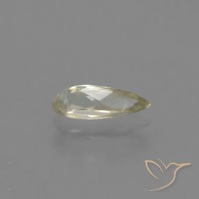 Color-Change Diaspore Gemstone in 9.2 x 3.8 mm Size for Sale, Color-Change Diaspore Stone in Very Light Yellow Color