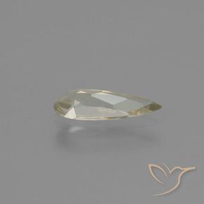 Color-Change Diaspore Gemstone in 10.2 x 3.9 mm Size for Sale, Color-Change Diaspore Stone in Very Light Yellow Color