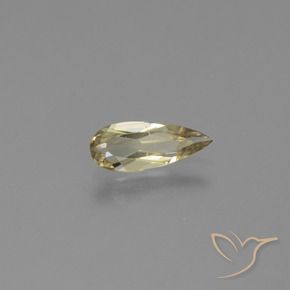 0.92 ct Yellow Color-Change Diaspore Stone, Natural Color-Change Diaspore in Pear Facet Shape for Sale