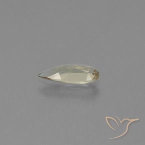 Color-Change Diaspore Gemstone in 10.9 x 4.3 mm Size for Sale, Color-Change Diaspore Stone in Light Yellow Color