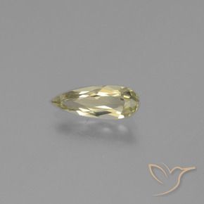 1.00 ct Yellow Color-Change Diaspore Stone, Natural Color-Change Diaspore in Pear Facet Shape for Sale