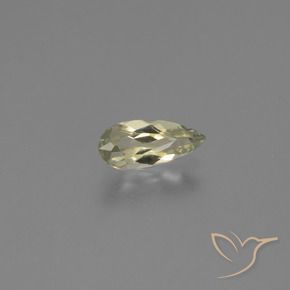 0.96 ct Yellow Color-Change Diaspore Stone, Natural Color-Change Diaspore in Pear Facet Shape for Sale