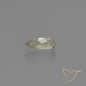 Color-Change Diaspore Gemstone in 9.6 x 4.4 mm Size for Sale, Color-Change Diaspore Stone in Light Yellow Color