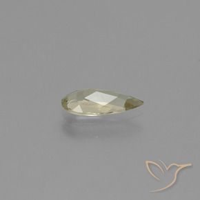 Color-Change Diaspore Gemstone in 10.5 x 4.8 mm Size for Sale, Color-Change Diaspore Stone in Pale Yellow Color