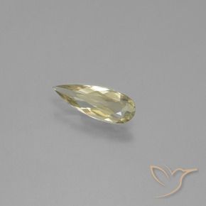 0.81 ct Yellow Color-Change Diaspore Stone, Natural Color-Change Diaspore in Pear Facet Shape for Sale