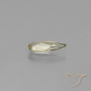 Color-Change Diaspore Gemstone in 10.8 x 4.1 mm Size for Sale, Color-Change Diaspore Stone in Light Yellow Color