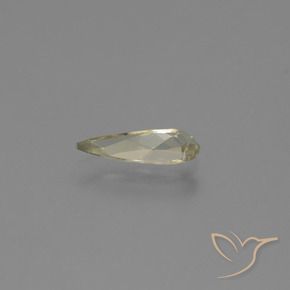 Color-Change Diaspore Gemstone in 10.9 x 4 mm Size for Sale, Color-Change Diaspore Stone in Pale Yellow Color