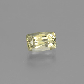 1.61 ct Yellow Color-Change Diaspore Stone, Natural Color-Change Diaspore in Cushion-Cut Shape for Sale