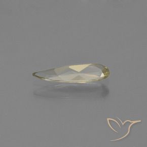Color-Change Diaspore Gemstone in 11.6 x 3.6 mm Size for Sale, Color-Change Diaspore Stone in Light Yellow Color