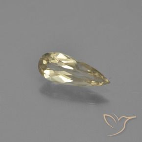 0.66 ct Yellow Color-Change Diaspore Stone, Natural Color-Change Diaspore in Pear Facet Shape for Sale
