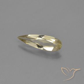 0.84 ct Yellow Color-Change Diaspore Stone, Natural Color-Change Diaspore in Pear Facet Shape for Sale
