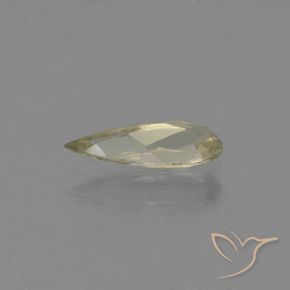 Color-Change Diaspore Gemstone in 10.1 x 3.6 mm Size for Sale, Color-Change Diaspore Stone in Pale Yellow Color