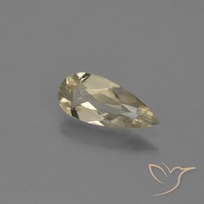 0.69 ct Yellow Color-Change Diaspore Stone, Natural Color-Change Diaspore in Pear Facet Shape for Sale