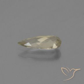 Color-Change Diaspore Gemstone in 9.6 x 4.3 mm Size for Sale, Color-Change Diaspore Stone in Light Yellow Color