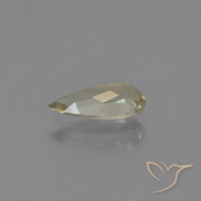Color-Change Diaspore Gemstone in 8.9 x 4.2 mm Size for Sale, Color-Change Diaspore Stone in Pale Yellow Color
