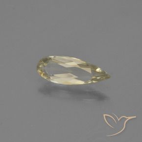 0.80 ct Yellow Color-Change Diaspore Stone, Natural Color-Change Diaspore in Pear Facet Shape for Sale