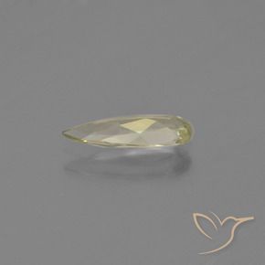 Color-Change Diaspore Gemstone in 10.7 x 3.8 mm Size for Sale, Color-Change Diaspore Stone in Light Yellow Color