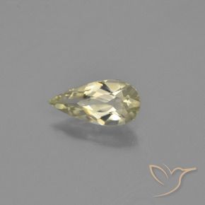 0.77 ct Yellow Color-Change Diaspore Stone, Natural Color-Change Diaspore in Pear Facet Shape for Sale